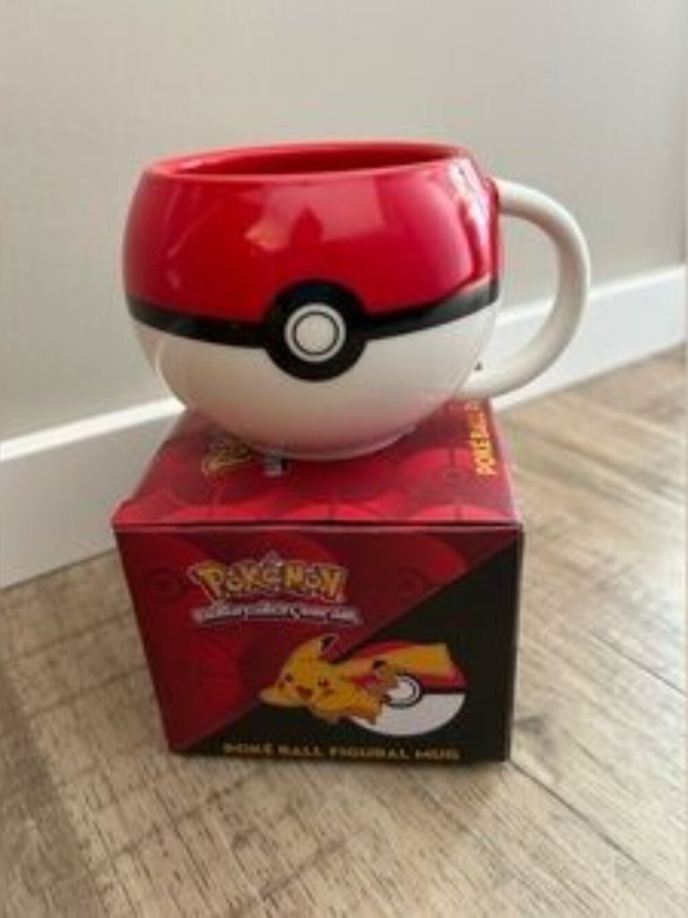 Poké Ball Figural Mug - Red and White